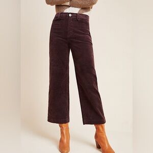 PAIGE Dark Purple Cropped Pants